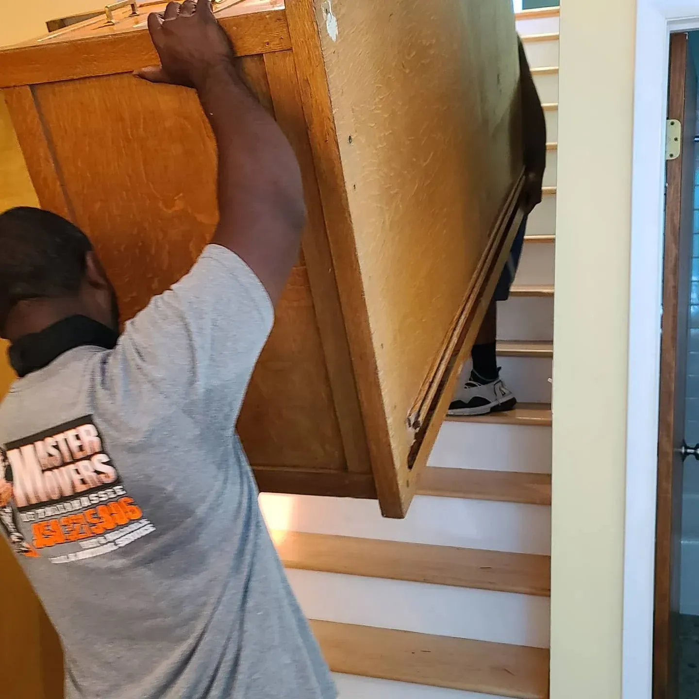 Master Movers of Tallahassee crew protecting household furniture